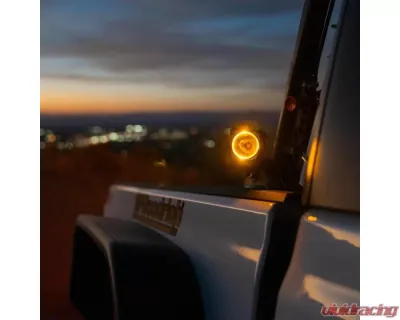 KC Hilites 1 Flex Era Single Light Master Kit for 2016-2023 Jeep Wrangler, LED, Black - 1265