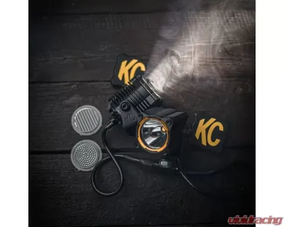 KC Hilites 1 Flex Era Single Light Master Kit for 2016-2023 Jeep Wrangler, LED, Black - 1265