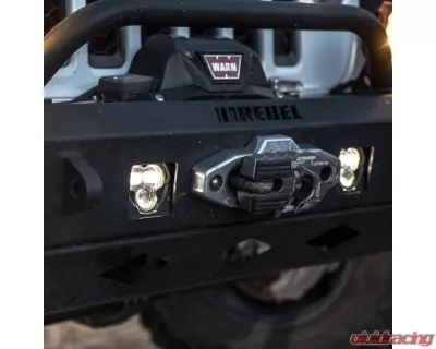 KC HiLiTES 3 Dual Mode Flex Era SAE Fog Light Kit with Clear & Yellow Lens - Single Light - 1284