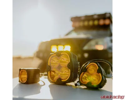 KC Hilites Flex Era 1 Performance Yellow Spread Beam Lens for Off-Road Vehicles - 4265