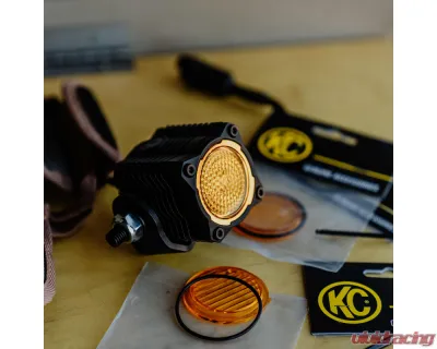 KC Hilites Flex Era 1 Performance Yellow Flood Beam Lens for Off-Road Vehicles - 4266