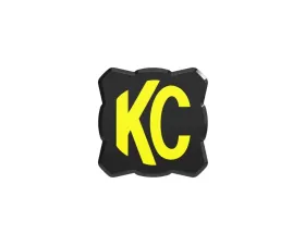 KC HiLites 1 Flex Era Single Light Cover Only w/ Yellow KC Logo