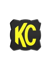 KC HiLites 1 Flex Era Single Light Cover Only with Yellow KC Logo - Fits Various Models                                     - 5328 - Image 7