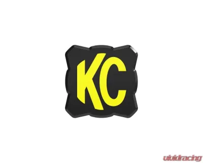 KC HiLites 1 Flex Era Single Light Cover Only with Yellow KC Logo - Fits Various Models - 5328