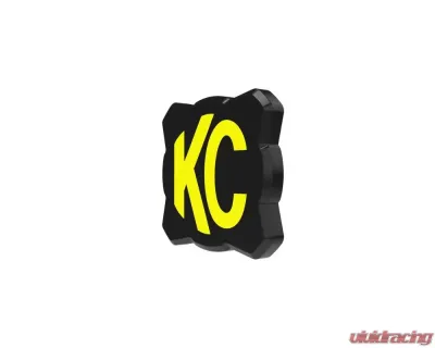 KC HiLites 1 Flex Era Single Light Cover Only with Yellow KC Logo - Fits Various Models - 5328
