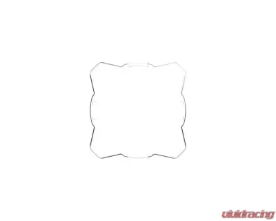 KC Hilites 1 Clear Flex Era Single Light Shield for 5329 - Durable Clear Material - 5329