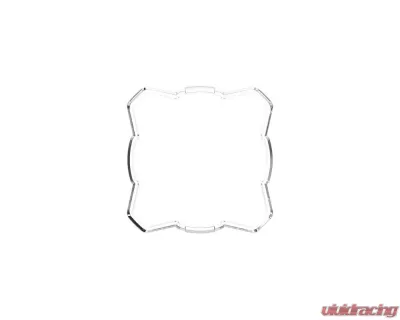 KC Hilites 1 Clear Flex Era Single Light Shield for 5329 - Durable Clear Material - 5329