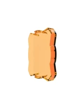 KC HiLites Amber Flex Era 1 Single Light Shield for 5330 Jeep Wrangler, Durable Material                                     - 5330 - Image 4