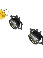 KC Hilites 3 Dual Mode Flex Era SAE Fog Lights 2-Light Master Kit for Jeep JK JL JT Plastic Bumper                                     - 97146 - Image 4