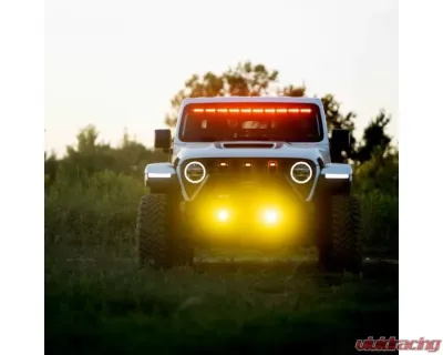 KC Hilites Flex Era 3 Dual Mode SAE Fog Lights 2-Light Master Kit for Jeep Aftermarket Bumpers - 97147