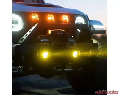 KC Hilites Flex Era 3 Dual Mode SAE Fog Lights 2-Light Master Kit for Jeep Aftermarket Bumpers - 97147