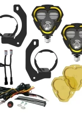 KC Hilites 3 Dual Mode Flex Era SAE Fog Lights 2-Light Master Kit for Jeep JK JL JT                                     - 97149 - Image 16