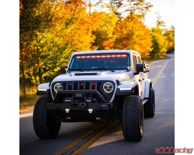 KC Hilites 3 Dual Mode Flex Era SAE Fog Lights 2-Light Master Kit for Jeep JK JL JT - 97149