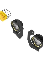 KC Hilites 3 Dual Mode Flex Era SAE Fog Lights 2-Light Master Kit for Jeep JK JL JT                                     - 97149 - Image 3