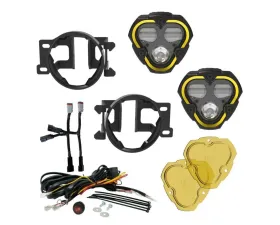 KC Hilites 3 Dual Mode Flex Era SAE Fog Lights 2-Light Kit for Toyota Tacoma | 4Runner | Tundra
