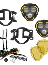 KC Hilites 3 Dual Mode Flex Era SAE Fog Lights 2-Light Kit for Toyota Tacoma | 4Runner | Tundra                                     - 97154 - Image 17