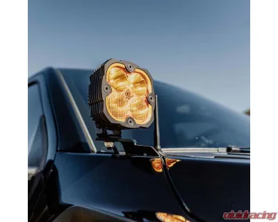 KC Hilites Bracket Set for Ford F-150, Raptor, Lightning GEN3 2021+, Pillar/Ditch Mount - 7337