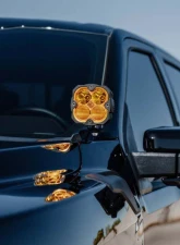 KC Hilites Bracket Set for Ford F-150, Raptor, Lightning GEN3 2021+, Pillar/Ditch Mount                                     - 7337 - Image 11