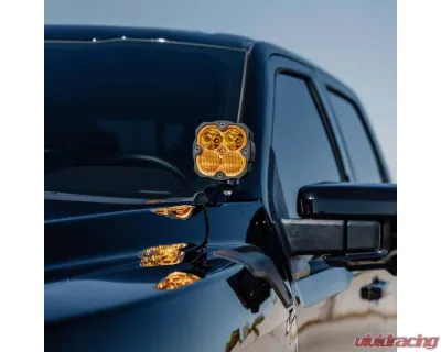 KC Hilites Bracket Set for Ford F-150, Raptor, Lightning GEN3 2021+, Pillar/Ditch Mount - 7337