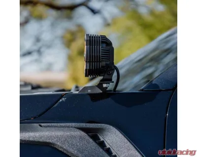 KC Hilites Bracket Set for Ford F-150, Raptor, Lightning GEN3 2021+, Pillar/Ditch Mount - 7337