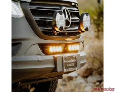 KC HiLiTES Light Bar Bumper Mount Bracket for 2019+ Mercedes-Benz Sprinter Van - 73446