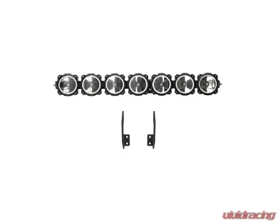 KC HiLites Gravity LED Pro6 7-Light Bar Kit for 2011-2016 Ford Super Duty Bumper - 91344