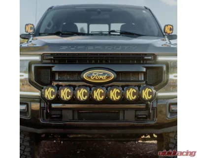 KC Hilites Gravity LED Pro6 7-Light Bar Kit for Ford Super Duty GEN4 GEN5 2017+ - 91346