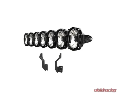 KC Hilites Gravity LED Pro6 7-Light Bar Kit for Ford Super Duty GEN4 GEN5 2017+ - 91346
