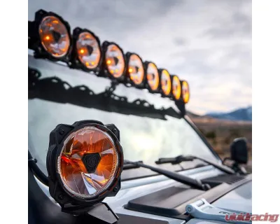 KC Hilites Gravity Titan 6" LED Wide-40 Single Light for Off-Road Vehicles - 91402