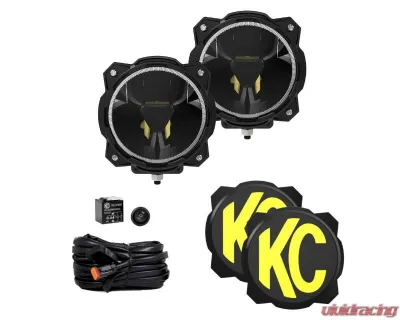 KC HiLites Gravity Titan 6" LED Spot Beam Light Pair - 91401