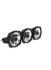 KC HiLites 20" 3 Light Gravity Titan LED Light Bar for Off-Road Vehicles                                     - 91413 - Image 8