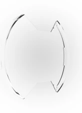 KC Hilites SlimLite 8 Inch LED Clear Light Shield for Off-Road Vehicles                                     - 5207 - Image 2