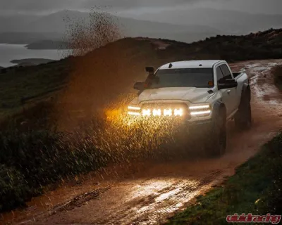 KC Hilites SlimLite 8 Inch LED Clear Light Shield for Off-Road Vehicles - 5207