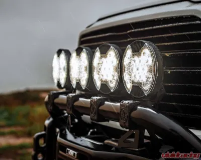 KC Hilites SlimLite 8 Inch LED Clear Light Shield for Off-Road Vehicles - 5207