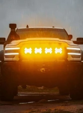 KC Hilites SlimLite 8 Inch LED Amber Light Shield for Off-Road Vehicles                                     - 5208 - Image 12