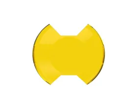 KC HiLites SlimLite 8 Inch LED Selective Yellow Light Shield SAE Driving Light 5210