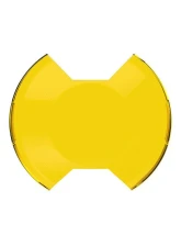 KC HiLites SlimLite 8 Inch LED Selective Yellow Light Shield SAE Driving Light 5210                                     - 5210 - Image 13