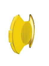 KC HiLites SlimLite 8 Inch LED Selective Yellow Light Shield SAE Driving Light 5210                                     - 5210 - Image 2