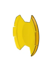 KC HiLites SlimLite 8 Inch LED Selective Yellow Light Shield SAE Driving Light 5210                                     - 5210 - Image 4