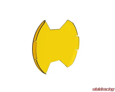 KC HiLites SlimLite 8 Inch LED Selective Yellow Light Shield SAE Driving Light 5210 - 5210