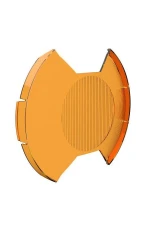 KC HiLites SlimLite 8 Inch LED Amber Light Shield for Off-Road Vehicles                                     - 5211 - Image 2