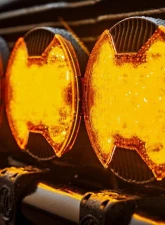 KC HiLites SlimLite 8 Inch LED Amber Light Shield for Off-Road Vehicles                                     - 5211 - Image 12