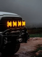 KC HiLites SlimLite 8 Inch LED Amber Light Shield for Off-Road Vehicles                                     - 5211 - Image 13