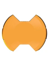 KC HiLites SlimLite 8 Inch LED Amber Light Shield for Off-Road Vehicles                                     - 5211 - Image 5