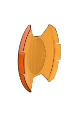 KC HiLites SlimLite 8 Inch LED Amber Light Shield for Off-Road Vehicles                                     - 5211 - Image 6