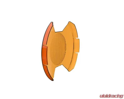 KC HiLites SlimLite 8 Inch LED Amber Light Shield for Off-Road Vehicles - 5211