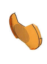 KC HiLites SlimLite 8 Inch LED Amber Light Shield for Off-Road Vehicles                                     - 5211 - Image 9