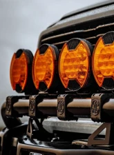 KC HiLites SlimLite 8 Inch LED Amber Light Shield for Off-Road Vehicles                                     - 5211 - Image 10