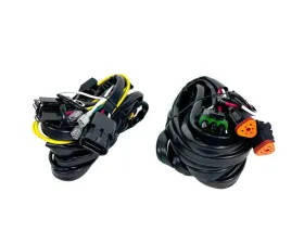 KC Hilites SlimLite 8 Inch LED Wiring Harness with Switch for Off-Road Vehicles