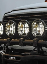 KC Hilites SlimLite 8 Inch LED Black Stone Guard for Off-Road Vehicles                                     - 7230 - Image 12